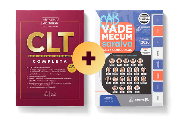 Combo CLT Completa 41ª edição + Vade Mecum OAB e Concursos 2026