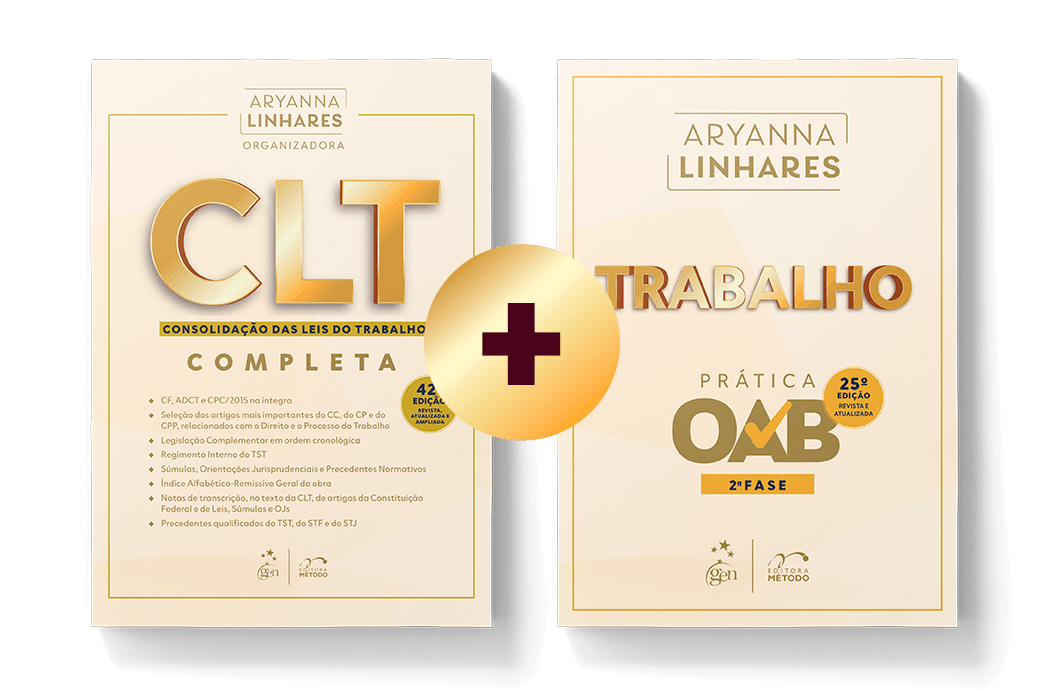 Combo CLT Completa 41ª edição + Trabalho - Prática - 2ª Fase Oab - 24ª Edição 2026