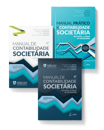 Manual de Contabilidade Societária - versões: capa dura e Edição Universitária, e Manual Prático de Contabilidade Societária