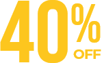 40% OFF*