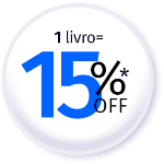 1 livro = 15% OFF*
