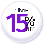 1 livro = 15% OFF*
